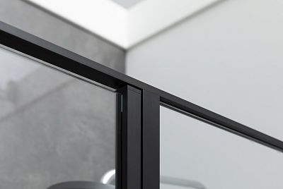 Душевой уголок Allen Brau Priority 90x90 3.31003.BBA + 3.31018.BBA черный браш фото 6