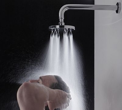 Верхний душ Bossini Nebulizair H19620G Хром с кронштейном фото 3