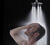 Верхний душ Bossini Nebulizair H19620G Хром с кронштейном фото 4