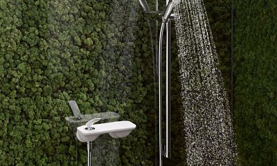 527109175 смеситель BALANCE для душа (белый/хром) фото 3