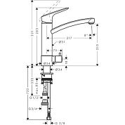 Смеситель Hansgrohe Logis 71834000