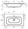 Умывальник Ravak Chrome 800 XJG01180000 фото 4