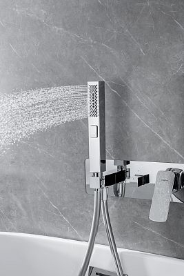 Смеситель для ванны с душем Allen Brau Infinity 5.21007-00 (с внутренней частью) хром фото 11