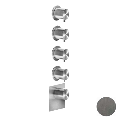 Смеситель Gessi Gessi316 Wellness 54508-239 шлифованная сталь фото 1