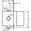 386300576 набор встраиваемого смесителя с ручным и верхним душем для ванны BOZZ 7 in 1 (хром) фото 2