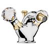 Смеситель для биде Webert Karenina КА710102 Хром/золото/кристаллы Swarovski фото 1