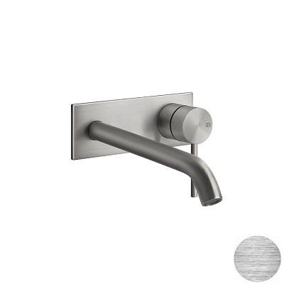 Смеситель Gessi Gessi316 Flessa 54090-707 шлифованный черный металл фото 1