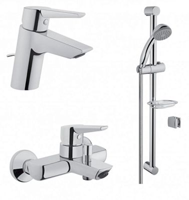 Комплект смесителей Vitra Solid S A49227EXP 3в1 фото 1