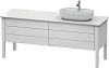 Тумба напольная под столешницу Duravit Luv LU9568R3636 белый фото 1