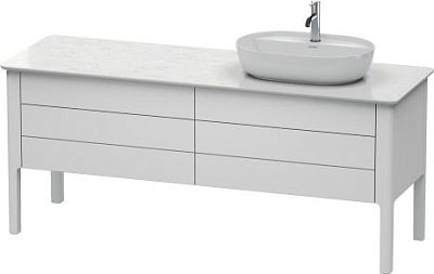 Тумба напольная под столешницу Duravit Luv LU9568R3636 белый фото 1