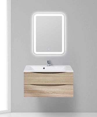 Тумба под раковину BelBagnо Marino MARINO-900-2C-SO-WO-P Rovere Bianco фото 1