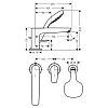 Смеситель для ванны Hansgrohe Talis E 71731000 фото 2