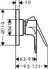Смеситель для душа HANSGROHE REBRIS S 72649000 Хром фото 2