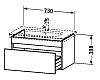 Тумба подвесная Duravit DuraStyle DS639904949 графит матовый фото 2