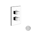 Смеситель Gessi Rettangolo Shower 20184-707 шлифованный чёрный металл фото 1
