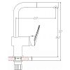 Смеситель для кухонной мойки Orange Flipo M23-009cr фото 2