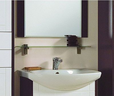 Полка стеклянная Aquaton Альпина 65 1A134903AL010 фото 2