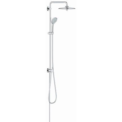 27421002 душевая стойка Euphoria System верхний душ, ручной душ, перекл. д/настенного монтажа (хром) фото 1