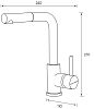 Смеситель для кухни Kassel, песочный, Ka214311-302, Paulmark фото 2