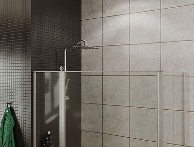 Душевой уголок Allen Brau Priority 90x90 3.31001.00 + 3.31016.00 хром фото 7