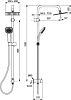 Душевая стойка Ideal Standard Ideal Rain Cube a5834aa фото 3