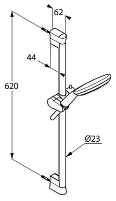 Душевой гарнитур Kludi Freshline 679300500 фото 2