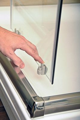 0PVG0100Z1 дверь душевая BLIX BLDP2-120 (белый+транспарент) фото 4
