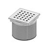 Решетка декоративная TECE TECEdrainline S Quadratum 3660007 фото 2