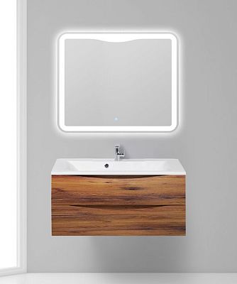 Тумба под раковину BelBagnо Marino MARINO-1000-2C-SO-RC-P Rovere Ciliegio фото 1