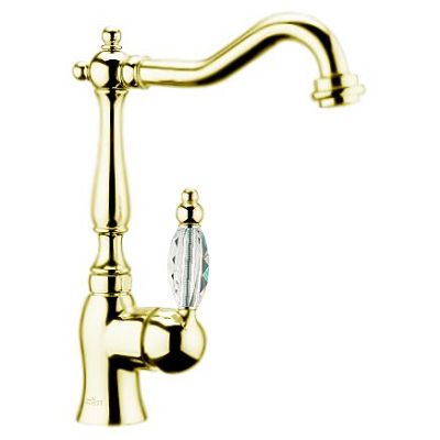 Смеситель для раковины Webert Alexandra AL831802 Золото/кристалл Swarovski фото 1