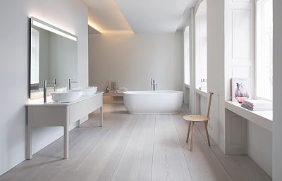 Тумба напольная под столешницу Duravit Luv LU9562B3636 белый фото 3