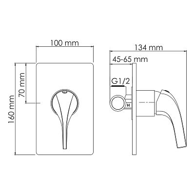 Sauer 7151 Смеситель для душа фото 7