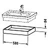 Полка подвесная Duravit DuraStyle DS618001414 терра фото 2