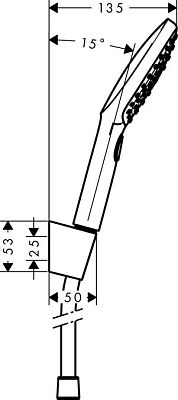 Душевой набор Hansgrohe Raindance Select E 120 26720400 фото 2