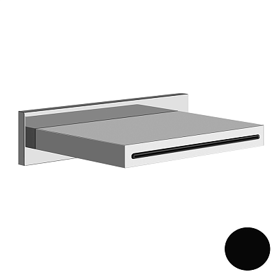 Излив Gessi Rettangolo Shower 20293-299 чёрный фото 1