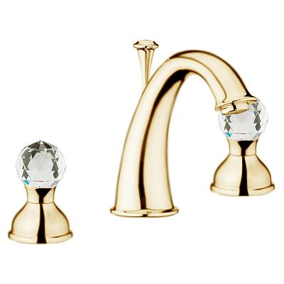 Смеситель для раковины Webert Karenina КА750101 Бронза/кристаллы Swarovski фото 1