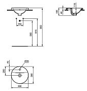 Раковина встраиваемая Ideal Standard Connect E504101