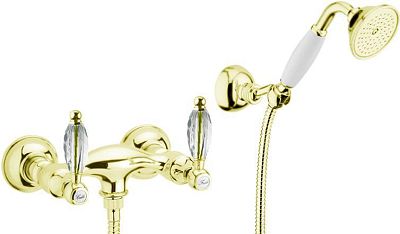 Смеситель для душа Webert Alexandra AL760101 Бронза/кристаллы Swarovski фото 1