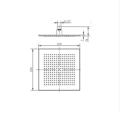 Верхний душ Villeroy & Boch Universal TVC00000200061 фото 2