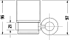 Держатель стакана Duravit D-Code 0099191000 хром фото 5