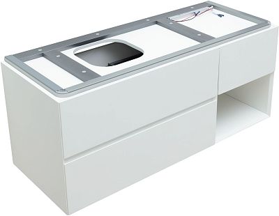 Тумба под раковину Allen Brau Infinity 120 1.21005.WM L белый матовый фото 10