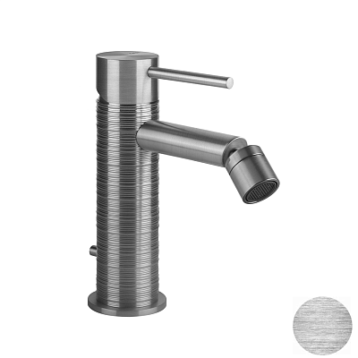 Смеситель Gessi Gessi316 Trame 54307-707 шлифованный черный металл фото 1