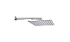 Верхний душ Bossini Cosmo H70598H Хром с кронштейном фото 1