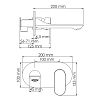 Elbe 7430 Встраиваемый смеситель для раковины фото 8