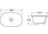 Раковина накладная BelBagno BB1004 фото 2