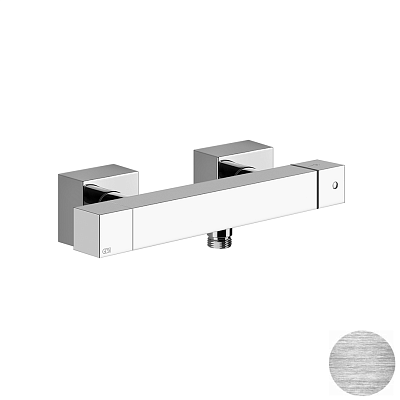 Смеситель Gessi Rettangolo Shower 19431-707 шлифованный чёрный металл фото 1