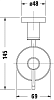 Дозатор Duravit D-Code 0099161000 хром фото 2