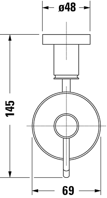 Дозатор Duravit D-Code 0099161000 хром фото 3