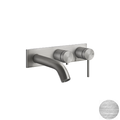 Смеситель Gessi Gessi316 Bath316 54136-707 шлифованный черный металл фото 1