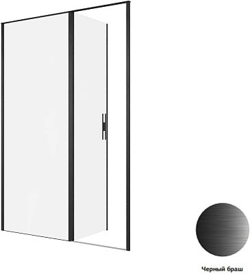 Душевая дверь Allen Brau Priority 140 3.31036.BBA черный браш фото 16